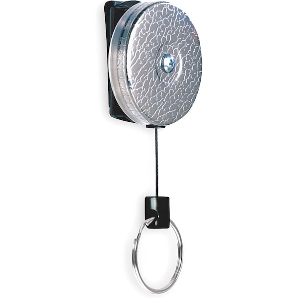 Key-Bak KEYBAK Original Heavy Duty Self Retracting Reel, 48 in. Kevlar Cord, Removable Rotating Belt Clip 0484-821 - main